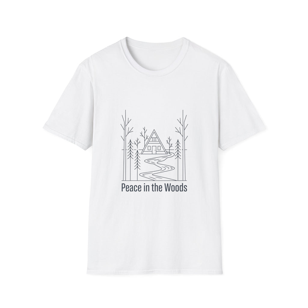 Peace In The Woods A Frame Line Art T-Shirt