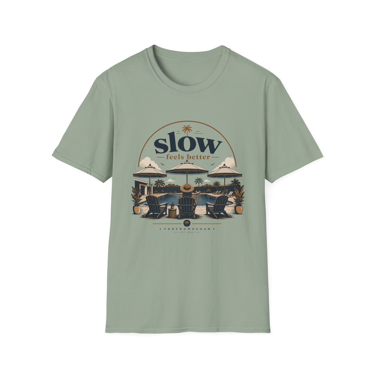 Slow Feels Better Pool Femalee T-Shirt