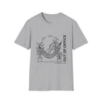 Out of Office Golf Line Art T-Shirt