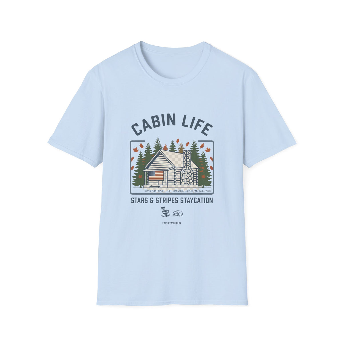 Cabin Life Stars & Stripes T-Shirt