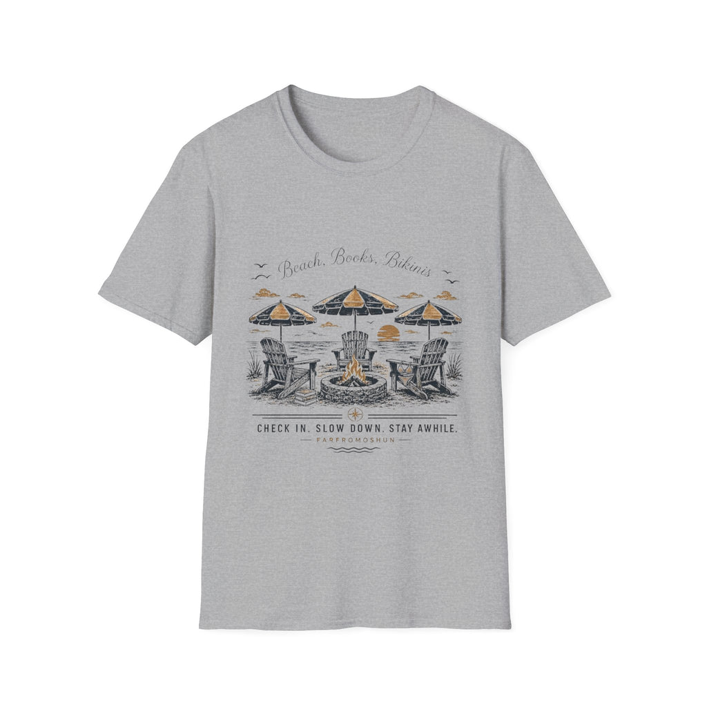 Beaches Books Bikinis T-Shirt