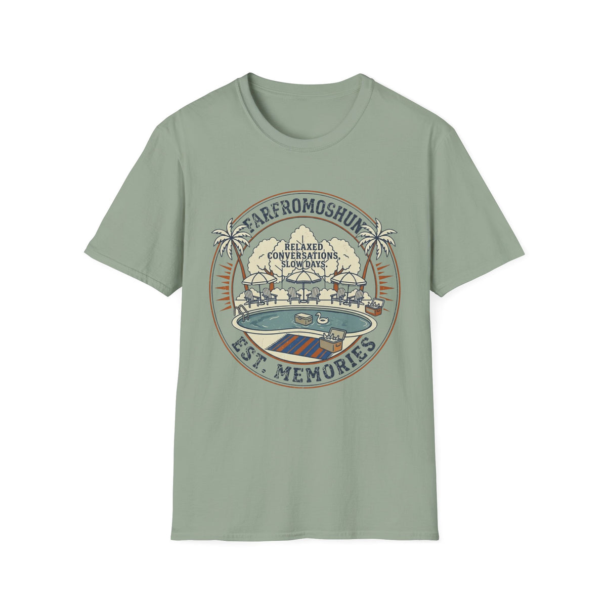 Relaxed Conversation Distressed T-Shirt