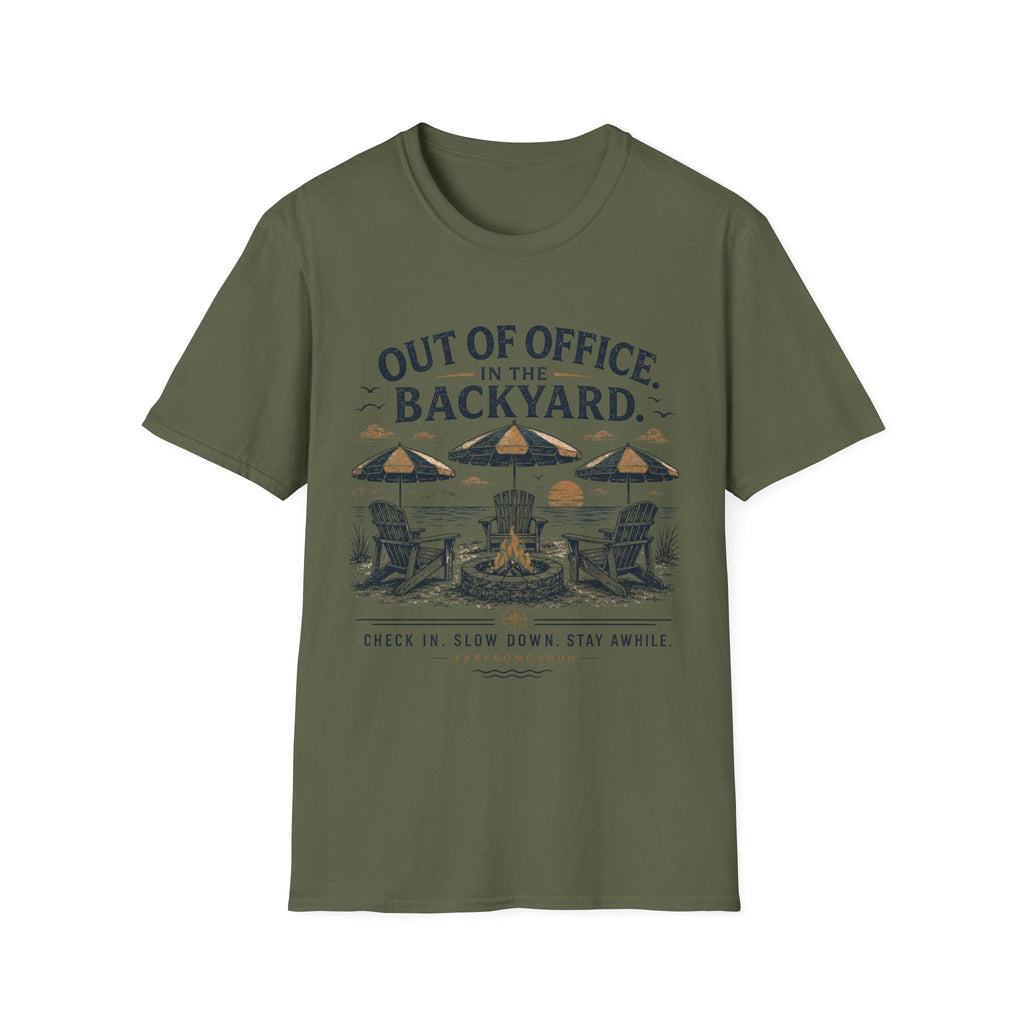 Out of Office Backyard T-Shirt