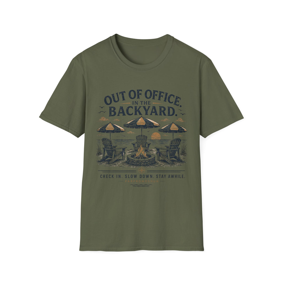 Out of Office Backyard T-Shirt