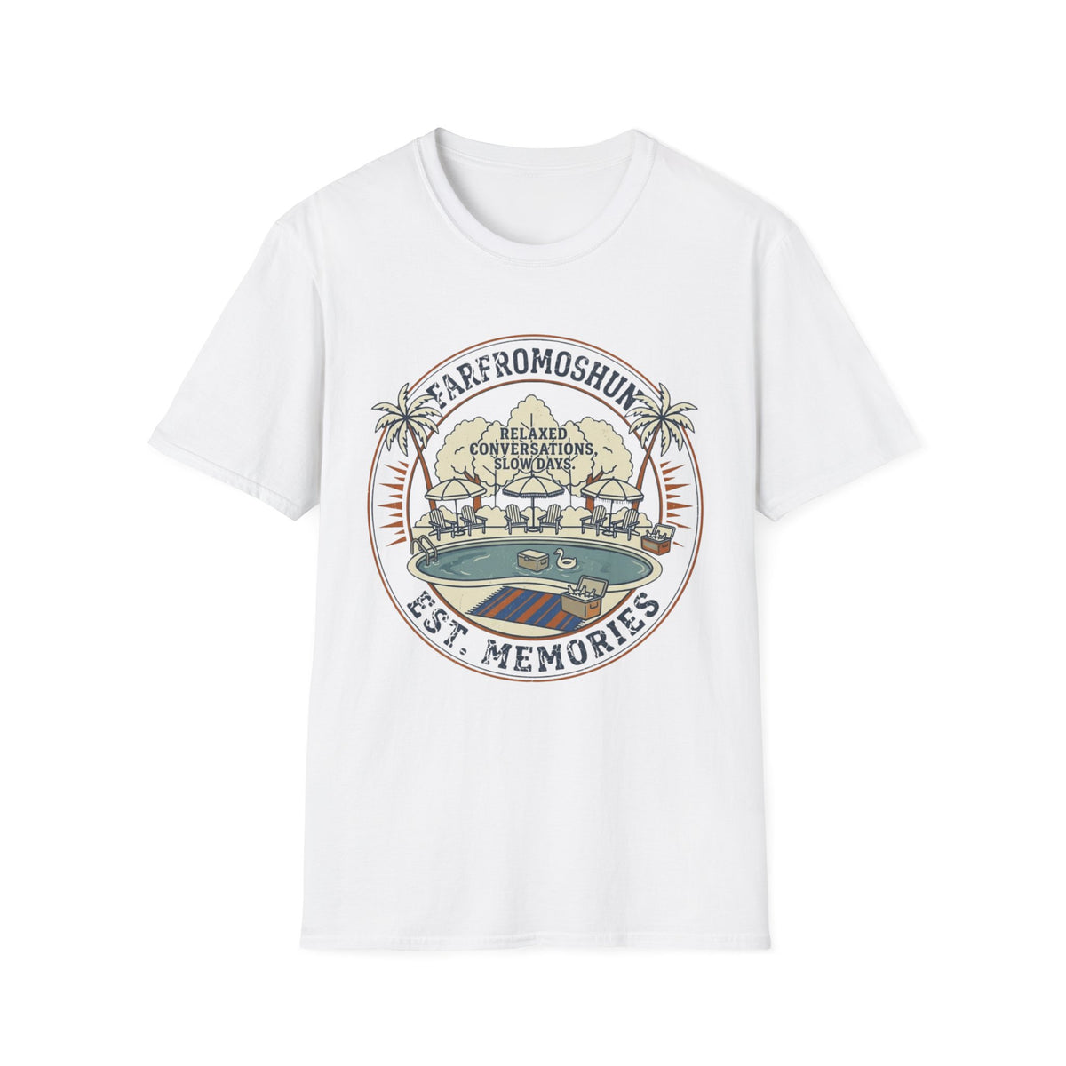 Relaxed Conversation Distressed T-Shirt