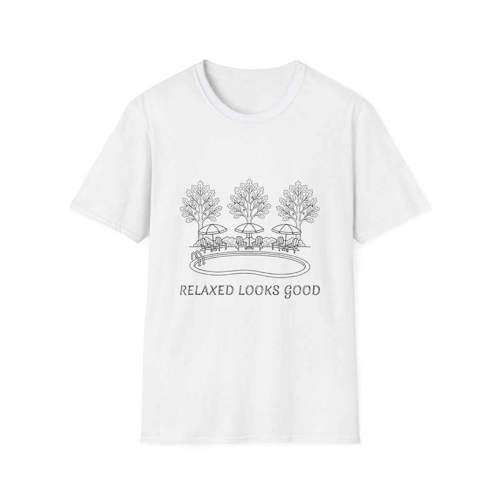 Relaxed Looks Good Line Art T-Shirt