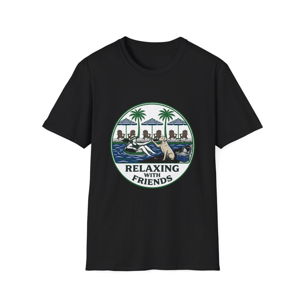 Relaxing With Friends Feminine T-Shirt