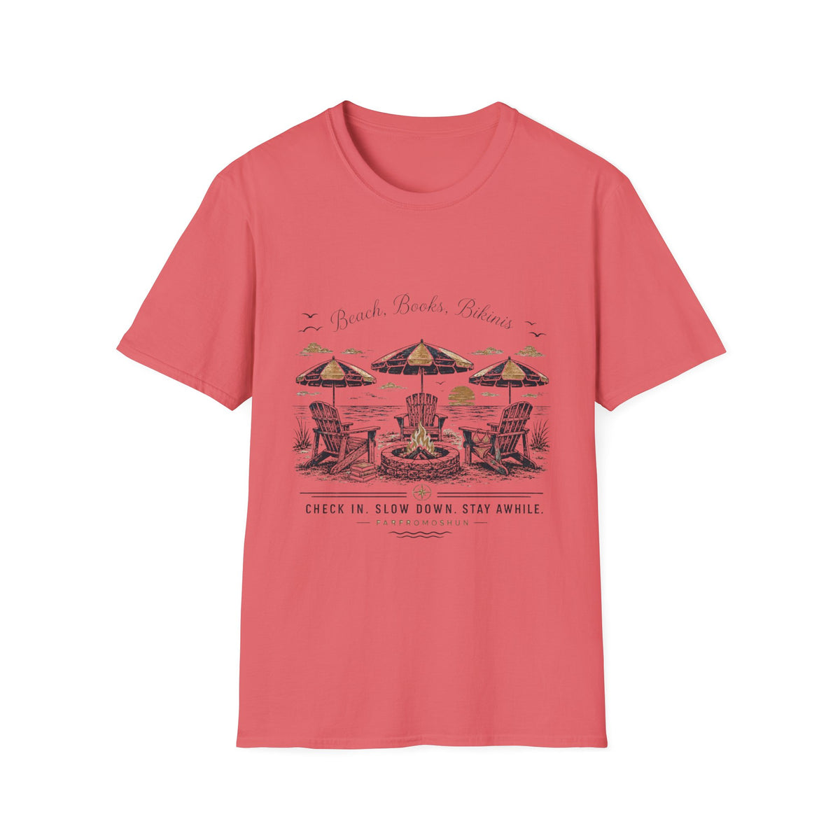 Beaches Books Bikinis T-Shirt