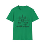 Anywhere Feels Good Line Art T-Shirt