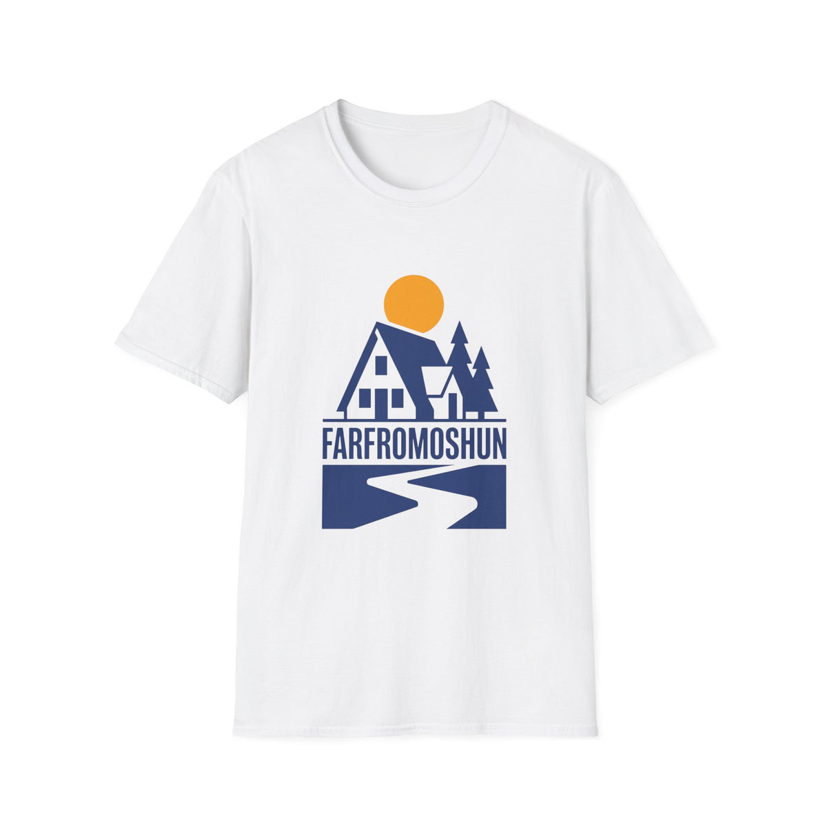 Farfromoshun Blue Cabin T-Shirt