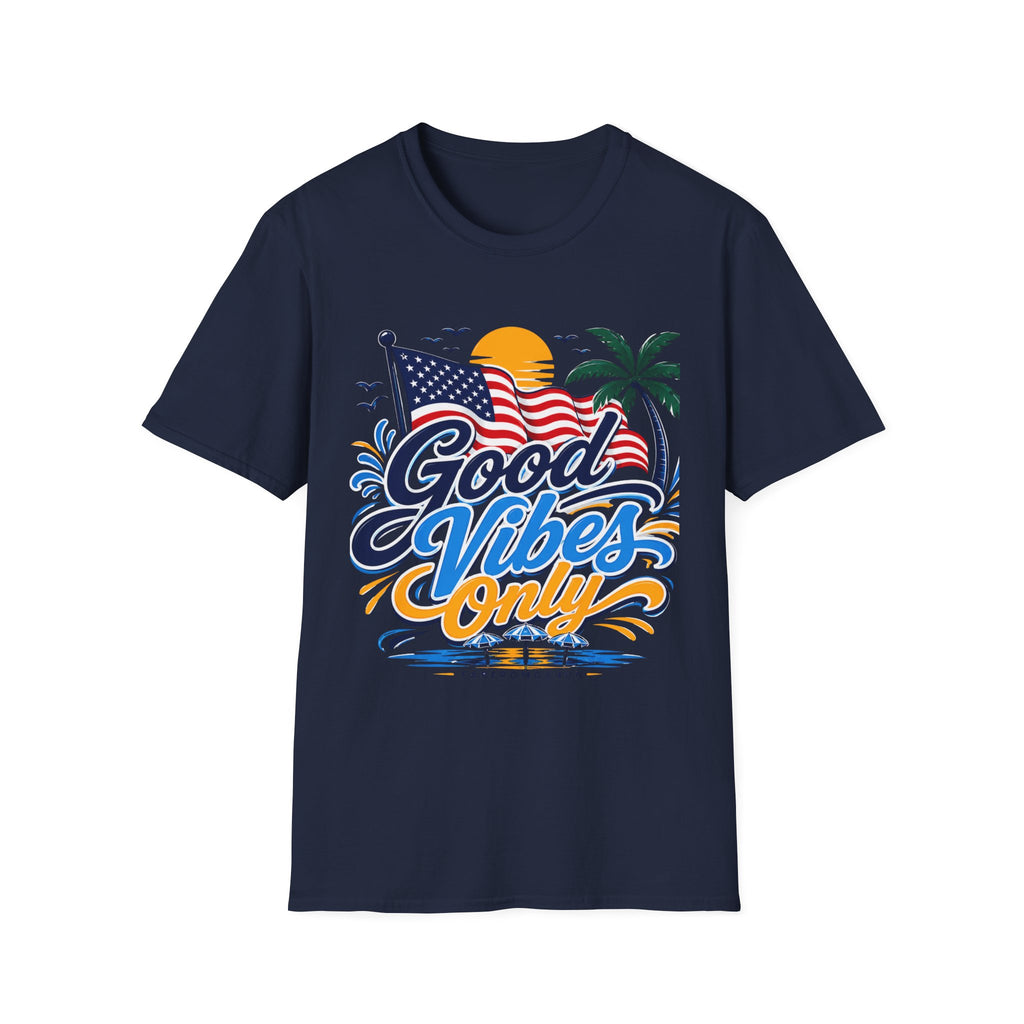 Good Vibes Only Flag T-Shirt