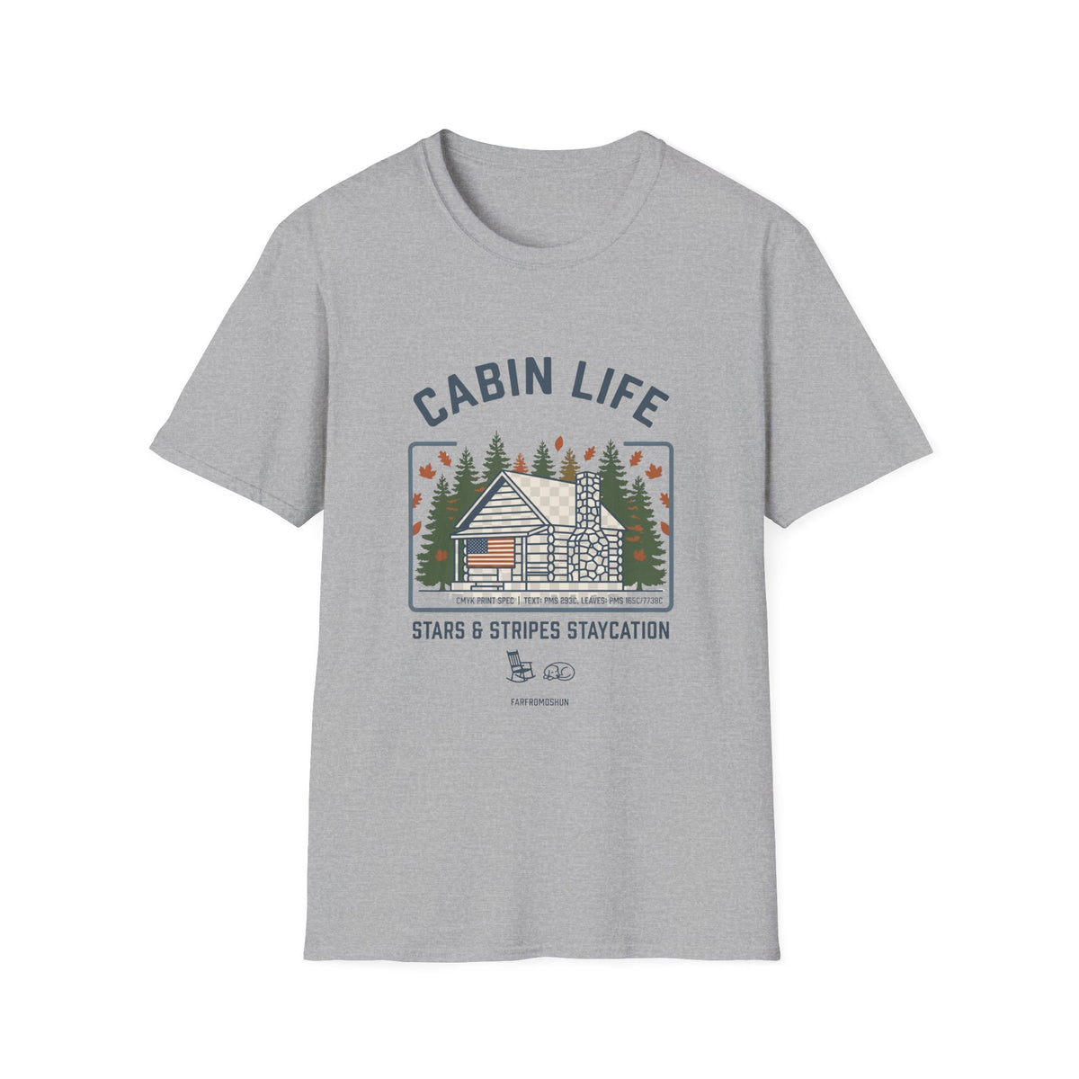 Cabin Life Stars & Stripes T-Shirt