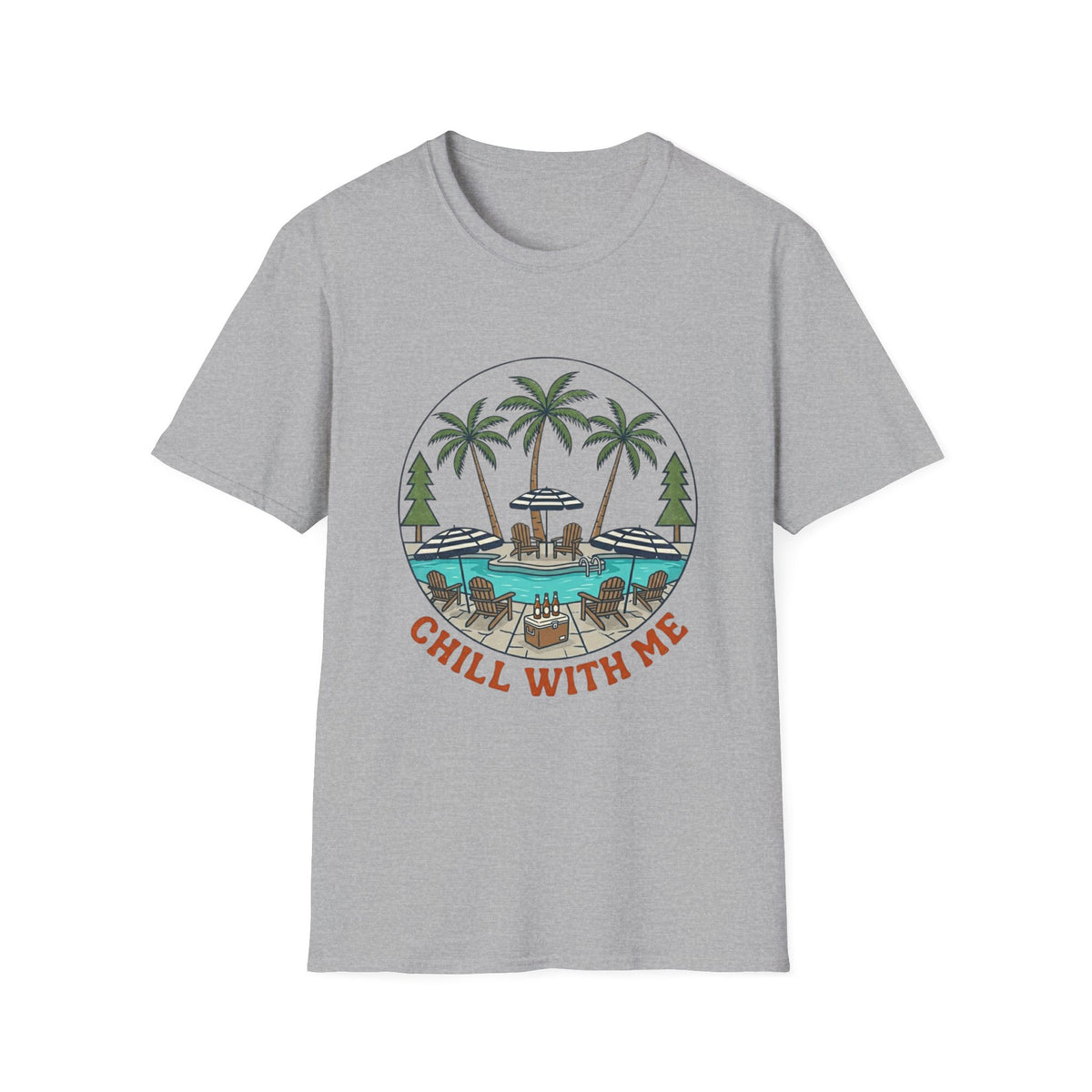 Chill With Me Pool Cooler T-Shirt