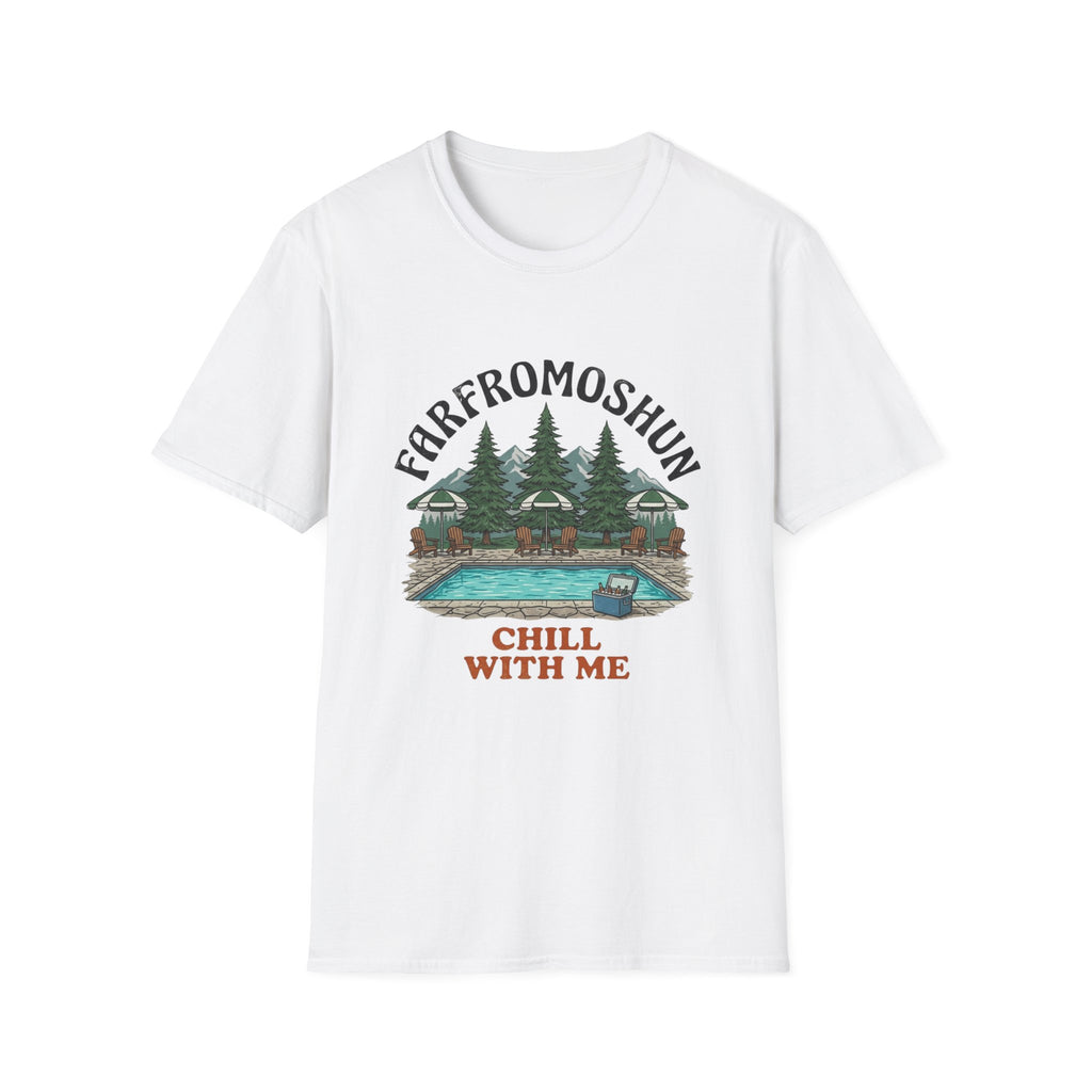 Chill With Me Mountain Pool T-Shirt
