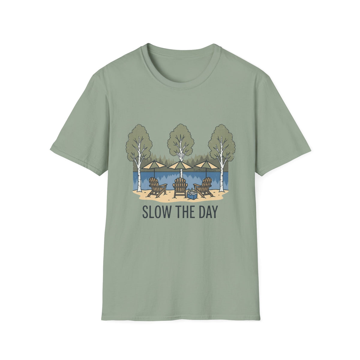 Slow The Day Oak Trees T-Shirt