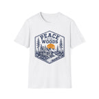Peace in the Woods Washed Design T-Shirt
