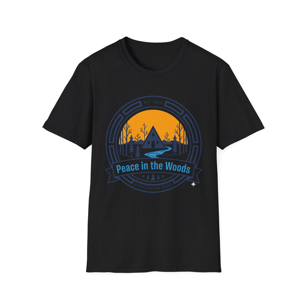 Peace in the Woods A Frame T-Shirt