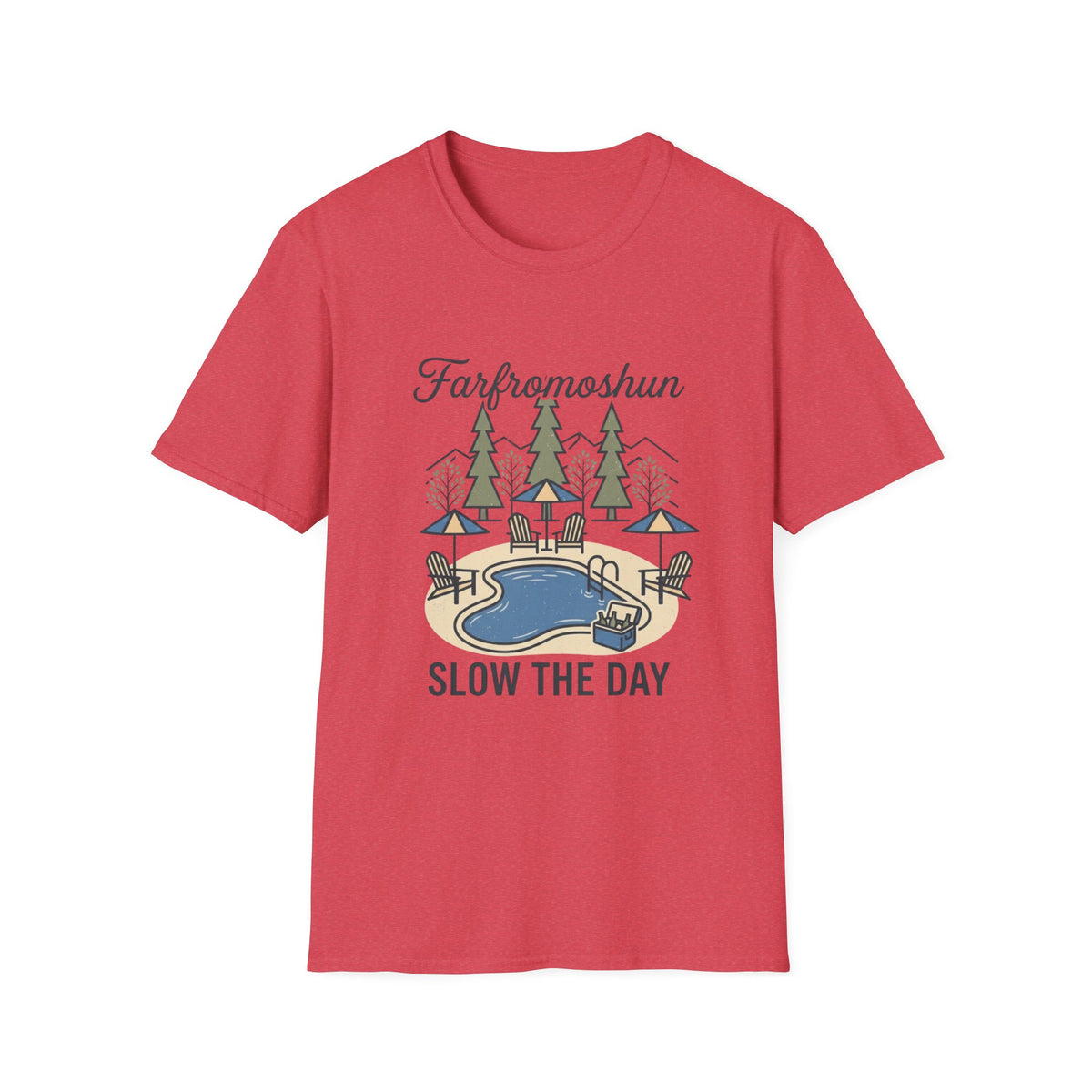 Slow The Day Pool T-Shirt