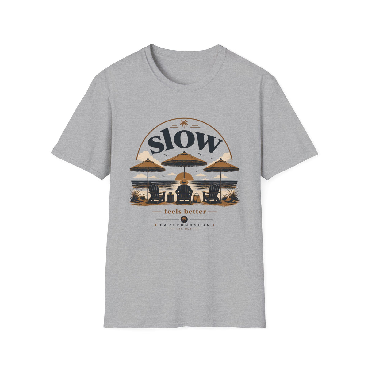 Slow Feels Better Beach T-Shirt