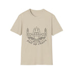 Pull Up Chairs Pine Line Art T-Shirt