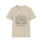 Backyard Conversation Line Art T-Shirt