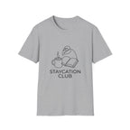 Staycation Club Coffee Book T-Shirt