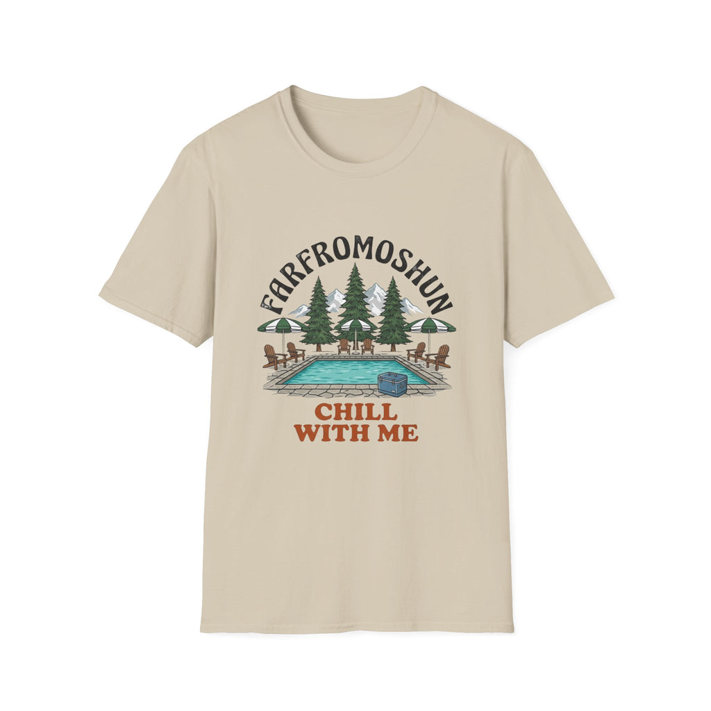 Chill With Me Pool & Mountain T-Shirt
