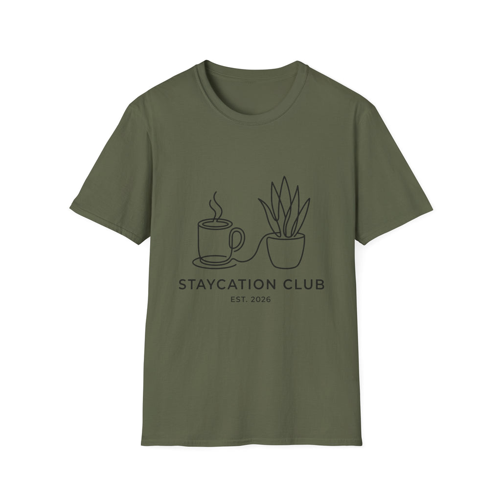 Staycation Club Coffee T-Shirt