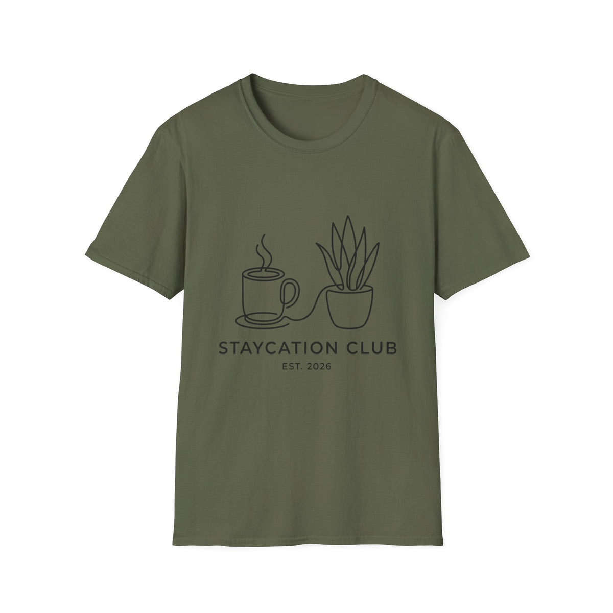 Staycation Club Coffee T-Shirt