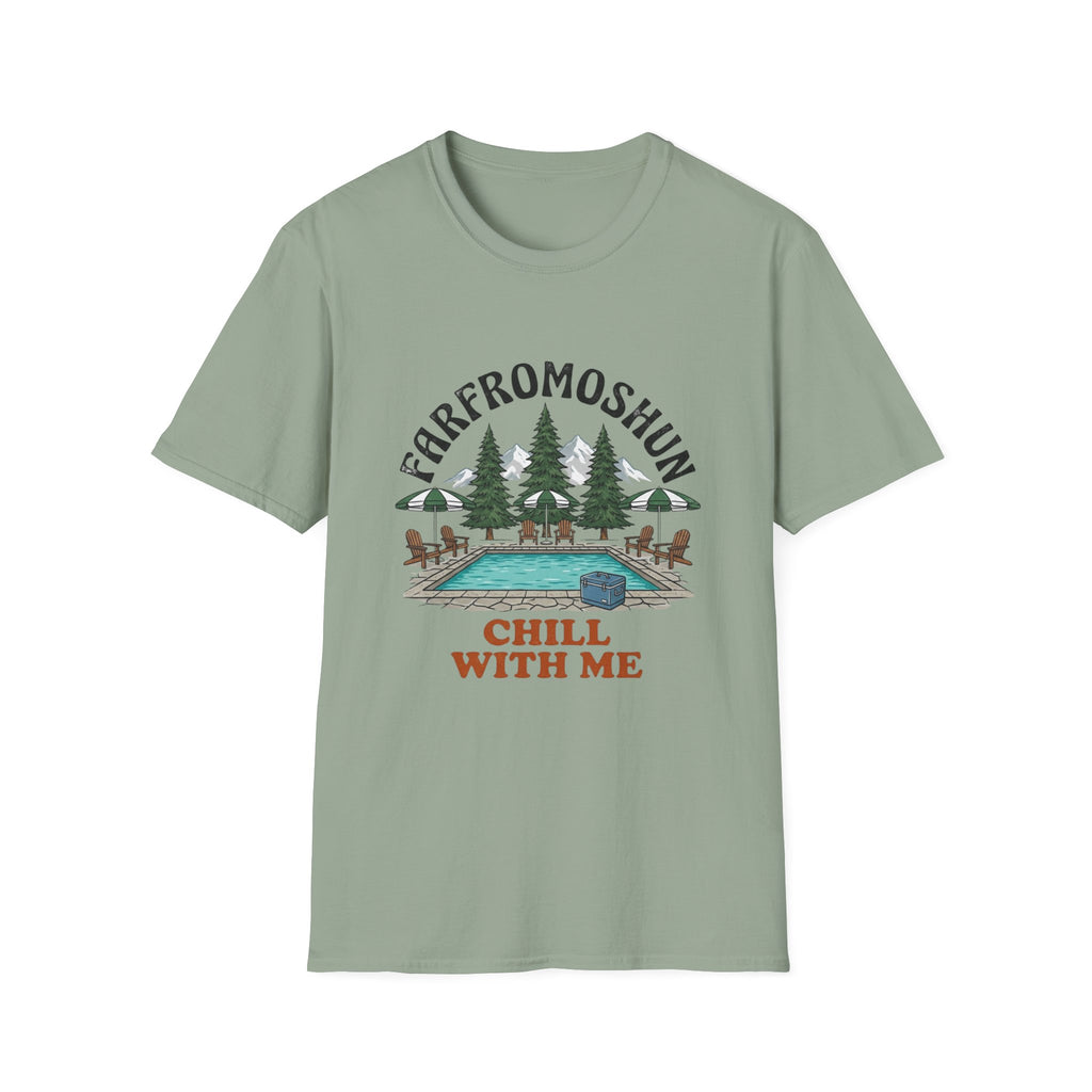 Chill With Me Pool & Mountain T-Shirt