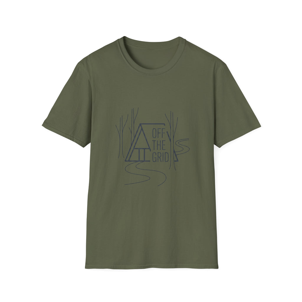 Off the Grid Line Art T-Shirt