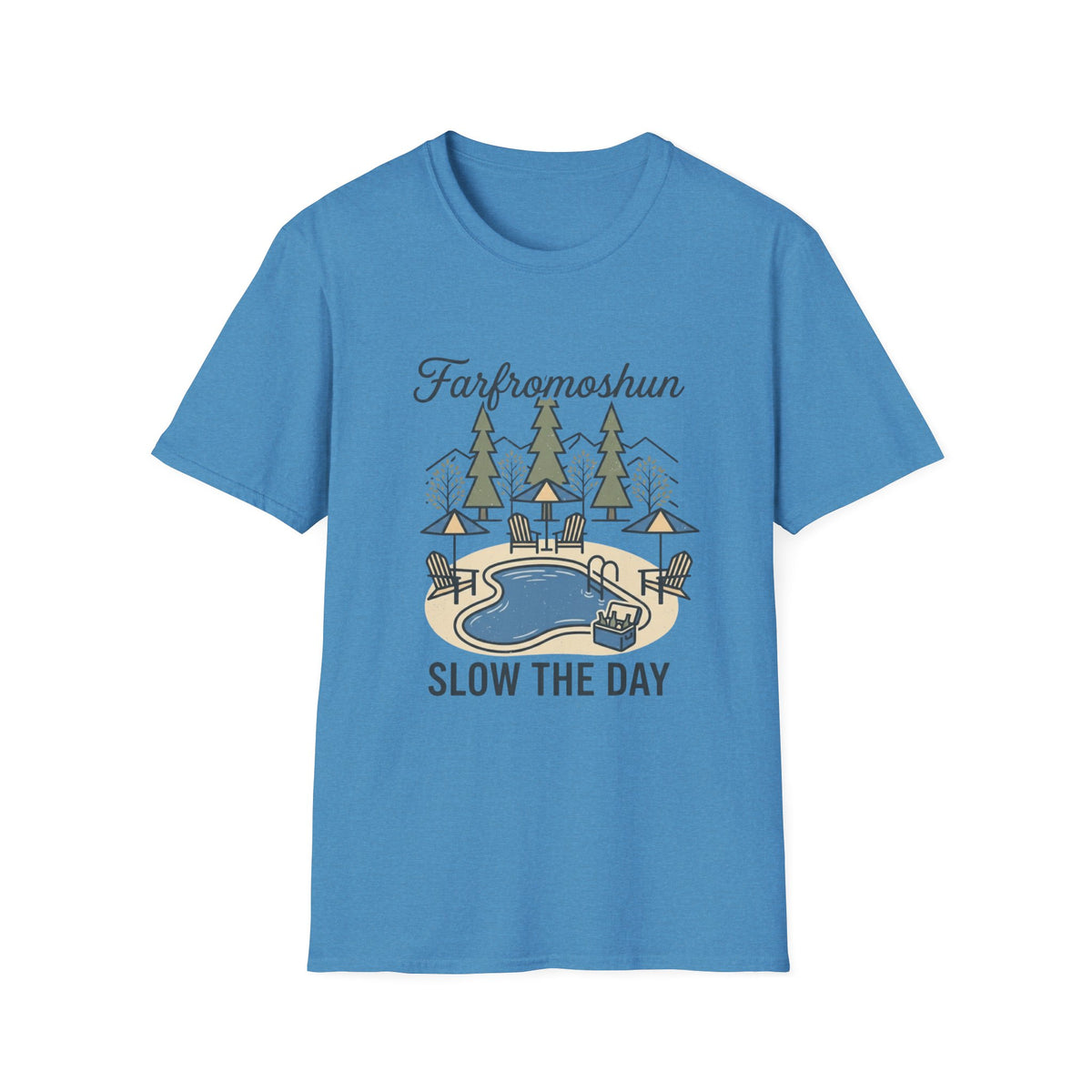 Slow The Day Pool T-Shirt