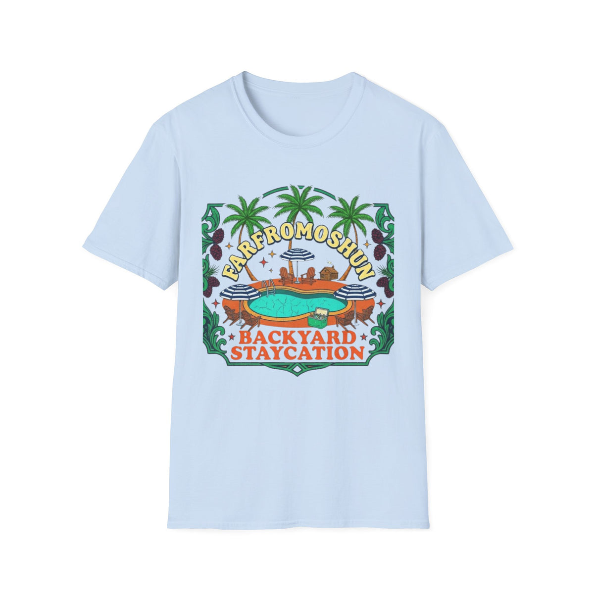 Backyard Staycation Colors T-Shirt