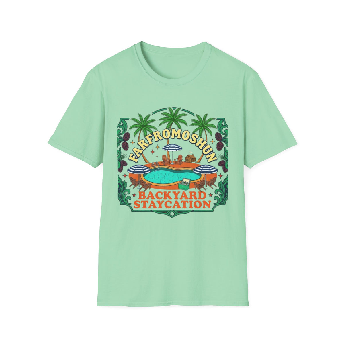Backyard Staycation Colors T-Shirt