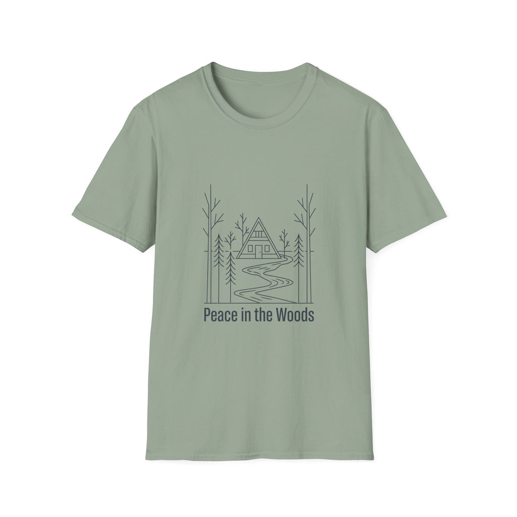 Peace In The Woods A Frame Line Art T-Shirt
