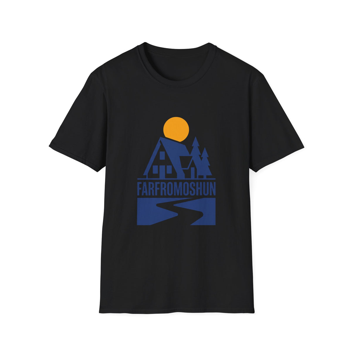 Farfromoshun Blue Cabin T-Shirt