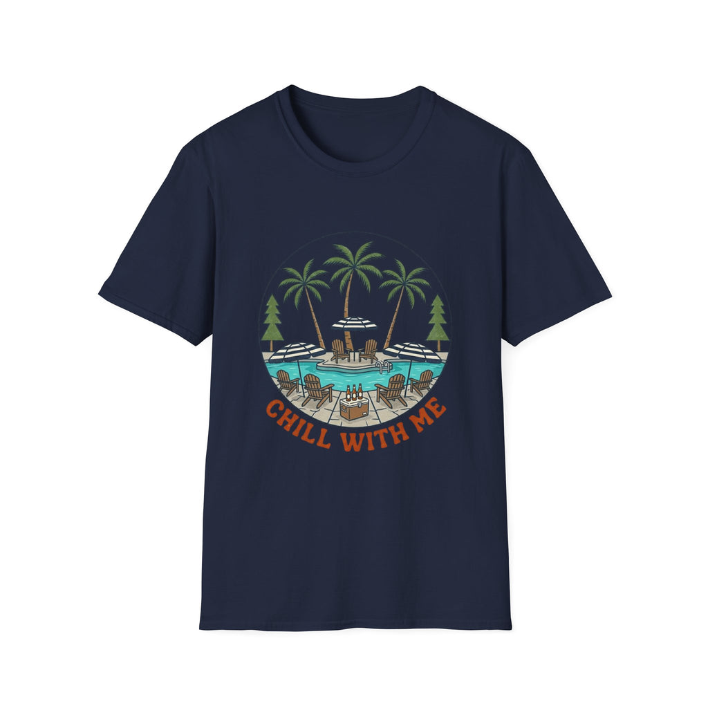 Chill With Me Pool Cooler T-Shirt