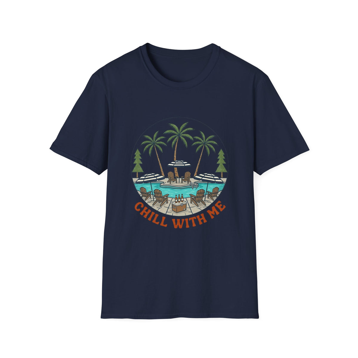 Chill With Me Pool Cooler T-Shirt
