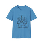 Pull Up Chairs Line Art T-Shirt