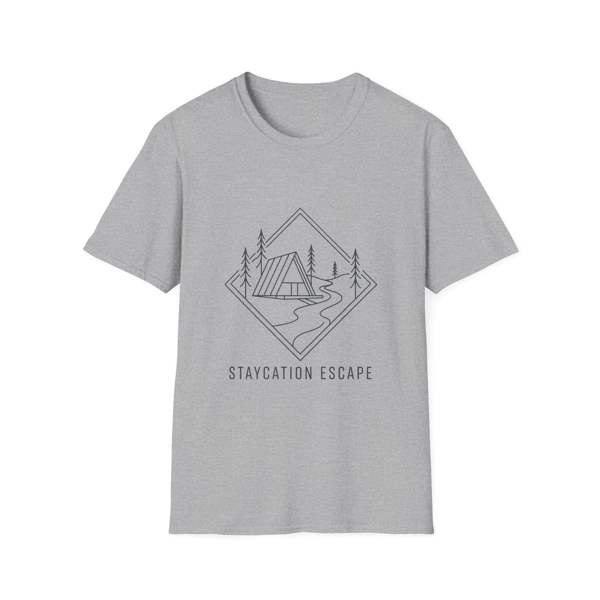 Staycation Escape Line Art T-Shirt