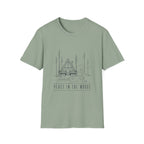 Peace in the Woods Line Art T-Shirt