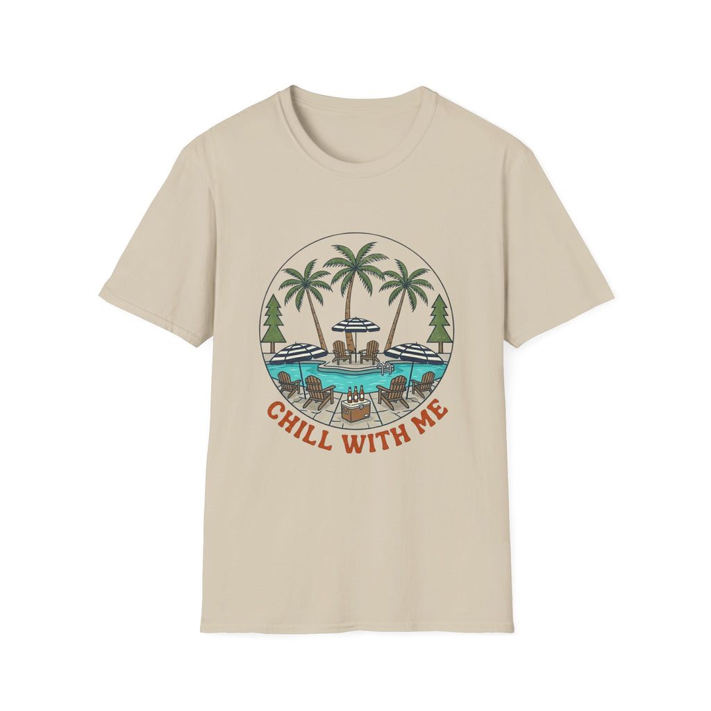 Chill With Me Pool Cooler T-Shirt