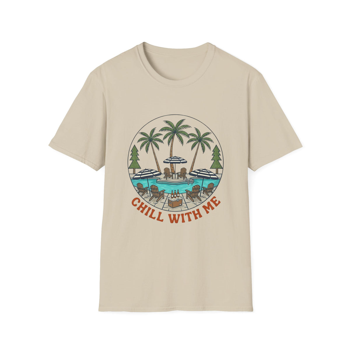 Chill With Me Pool Cooler T-Shirt