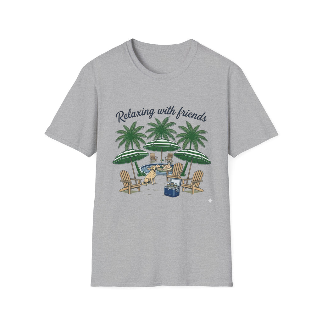 Relax With Friends - Dog - T-Shirt