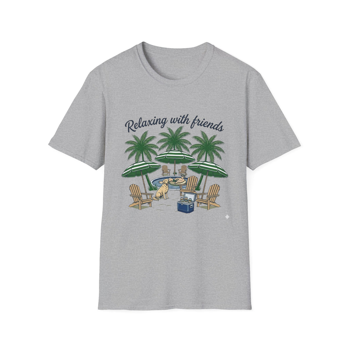 Relax With Friends - Dog - T-Shirt