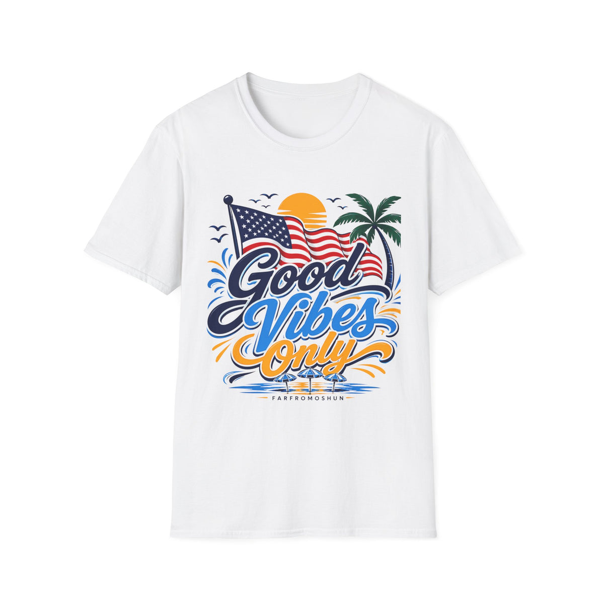 Good Vibes Only Flag T-Shirt