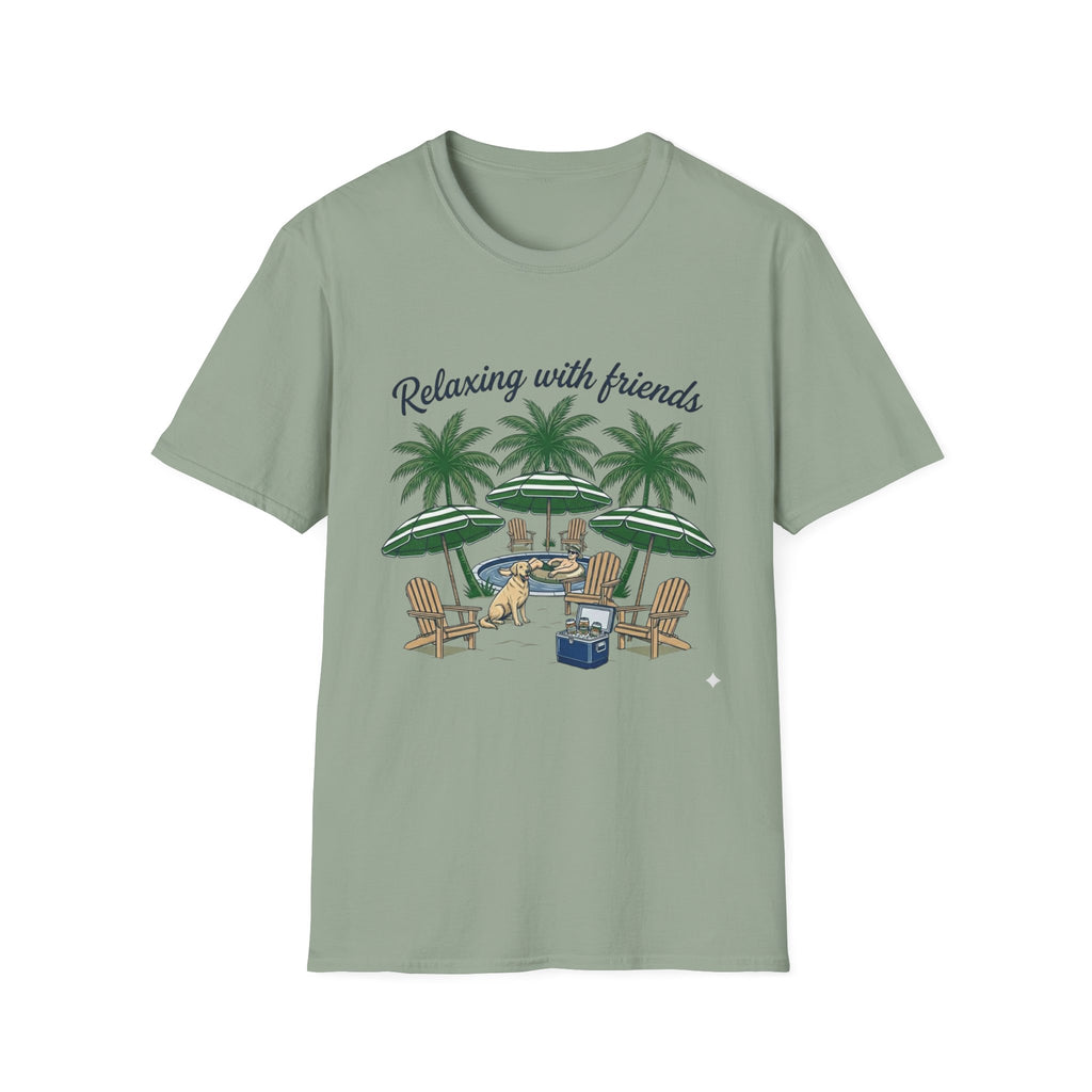 Relax With Friends - Dog - T-Shirt