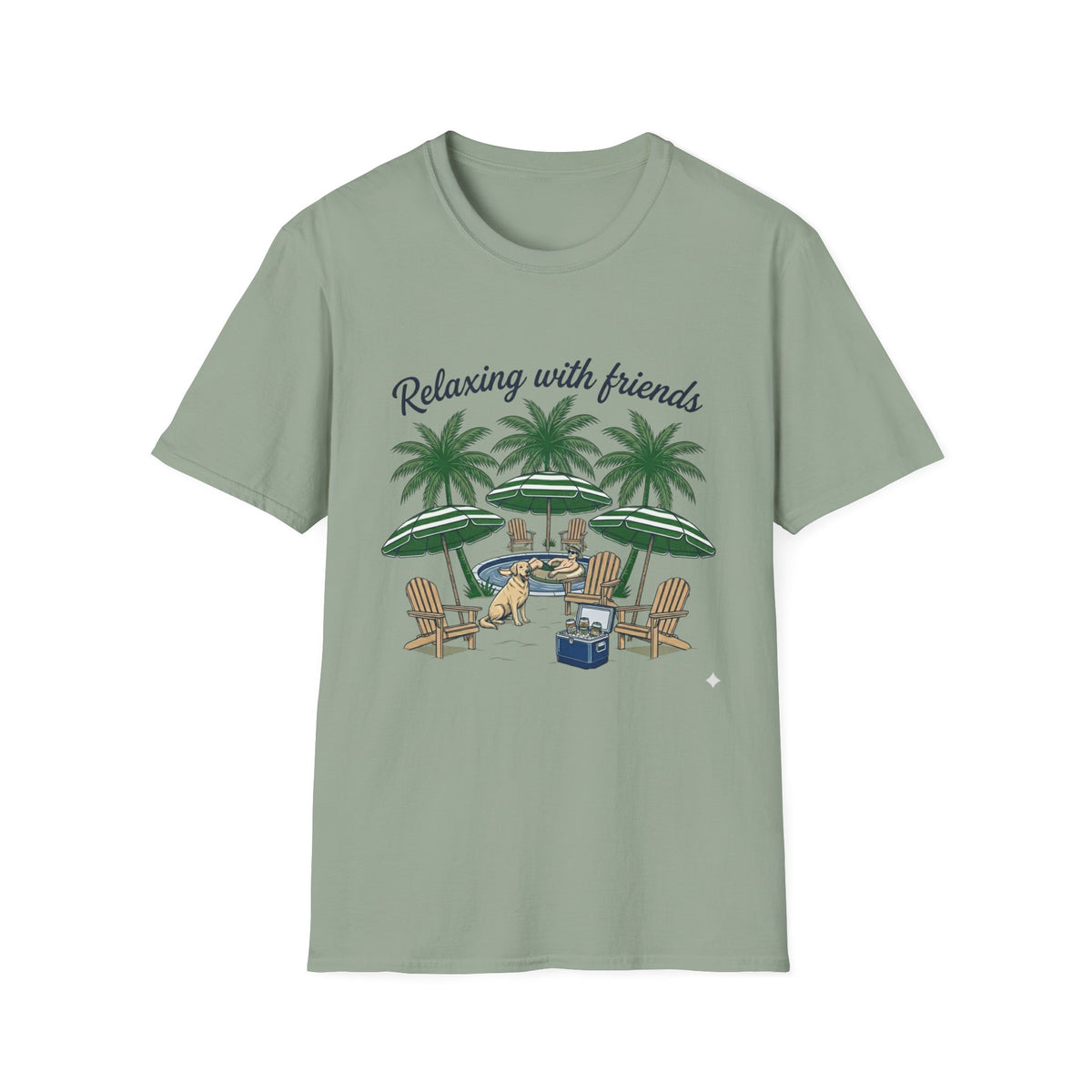 Relax With Friends - Dog - T-Shirt