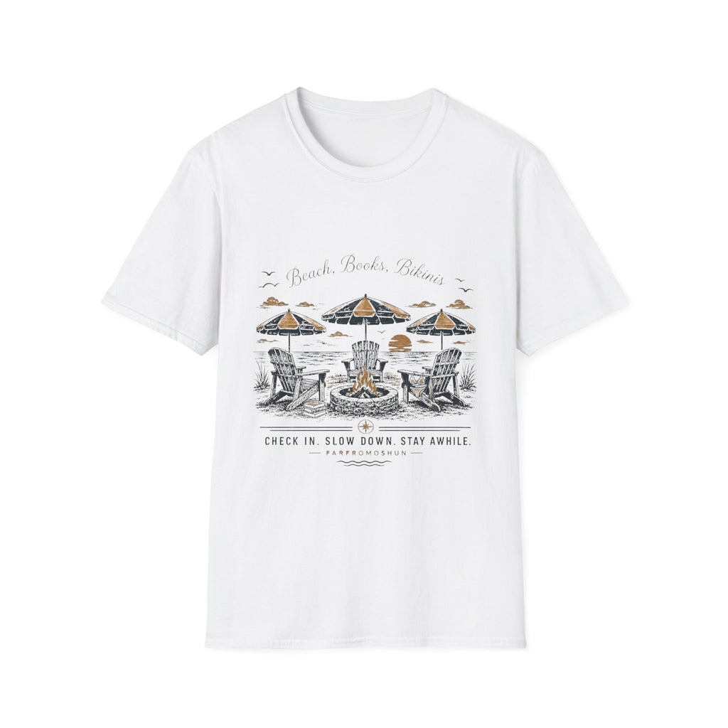 Beaches Books Bikinis T-Shirt