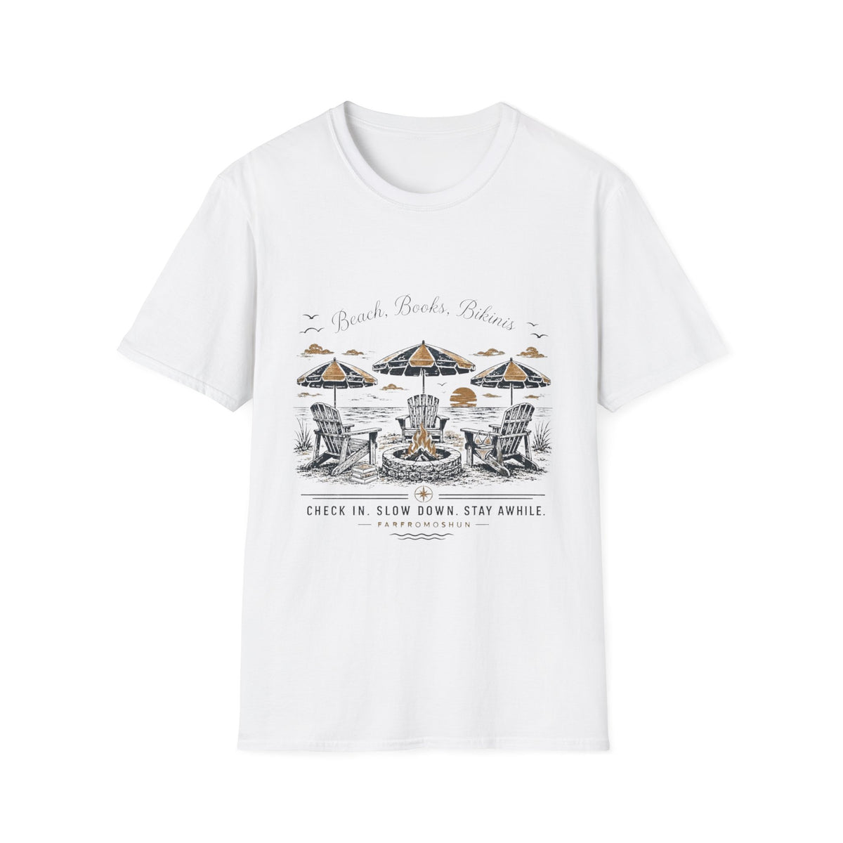 Beaches Books Bikinis T-Shirt